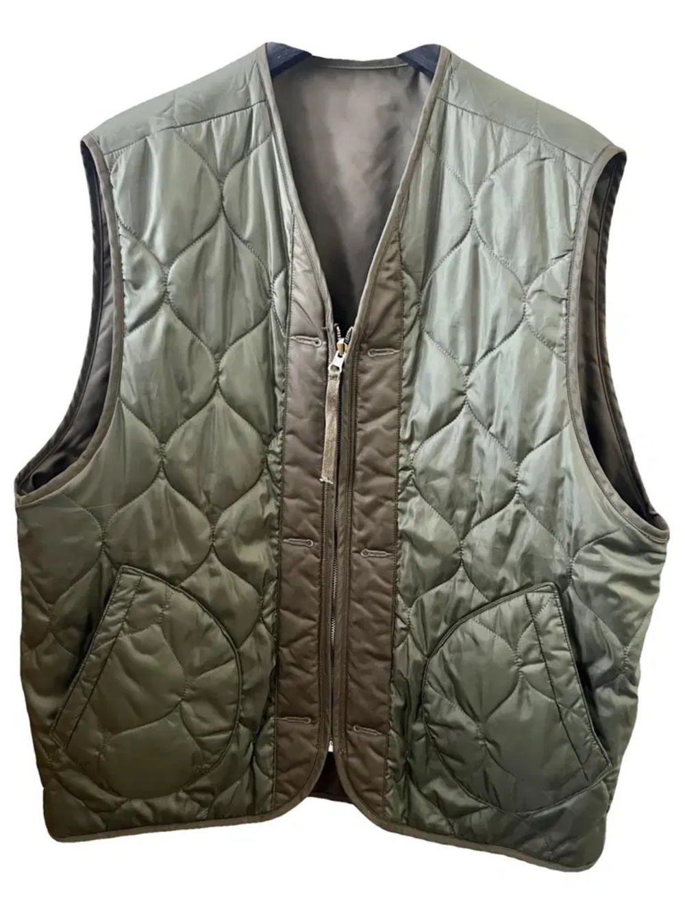 Frankie Shop reversible green vest